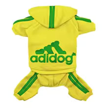 Adidog Clothes Dog Jumpsuit Warm Puppy Pet Clothes for Dog Hoodies Sweatshirt