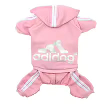 Adidog Clothes Dog Jumpsuit Warm Puppy Pet Clothes for Dog Hoodies Sweatshirt